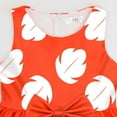 thumbnail image 4 of Girls Hawaiian Costume with Bag Halloween Red Leaf Fancy Cosplay Dress Up, Size for 8-9Y, 4 of 6