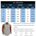 thumbnail image 3 of Yifymode Men's Tank Top Gym Sleeveless Hoodies Summer Casual Hooded Shirts Muscle Bodybuilding Lightweight Sweatshirts,Dark Green M, 3 of 4