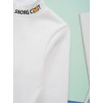 thumbnail image 6 of iEFiEL Kids Girls Warm Ribbed Thermal Underwear Tops Mock Neck Long Sleeve Undershirt White 9-10, 6 of 7