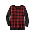thumbnail image 2 of Woman Within Plus Size Printed Sweatshirt, 2 of 5