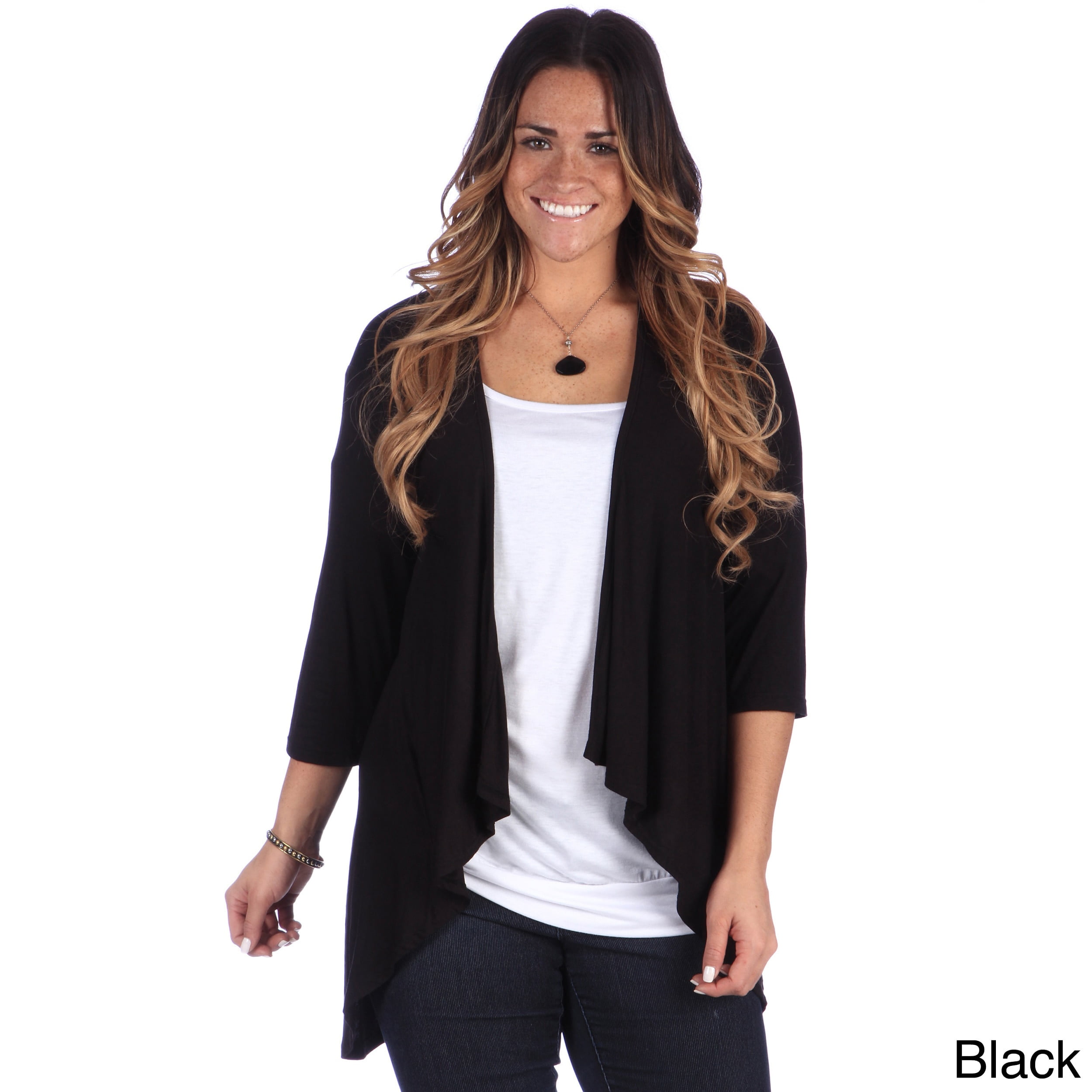 Women's Plus Size Light Weight Open Cardigan