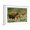 White Frame, variant on Art.com Bison and Calves Running Art Print by Lantern Press, White Frame Wall Art, 23" x 17"