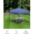 thumbnail image 2 of Carpa Plegable Pop-Up de 10x10 pies, Tienda Exterior Impermeable con Protección UV, Altura Ajustable, Montaje Instantáneo, Bolsa con Ruedas y Kit Completo, 2 of 7