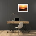 thumbnail image 3 of Saunders, Alonzo 32x25 White Modern Wood Framed Museum Art Print Titled - Sunset Dreams IV, 3 of 4