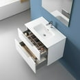 thumbnail image 7 of Ws Bath Collections Dalia C80 Dalia 32" Wall Mounted Single Basin Vanity Set - White, 7 of 7