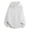thumbnail image 2 of Awdenio Sweatshirts for Men Quarter Zip Hoodies Zip Up Hoodie Long Sleeve Drop Shoulder Sweatshirt Casual Pullover, 2 of 9
