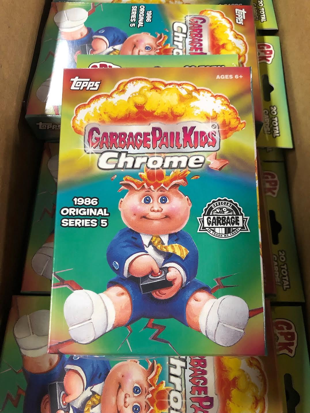 2022 Topps Chrome GPK Sealed Pack: Collector's Retail Hanger Box