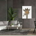 thumbnail image 6 of Epic Graffiti 'Giraffe with Cotton' by Ashley Justice, Giclee Canvas Wall Art, 40"x54", 6 of 8