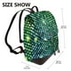 thumbnail image 2 of Fotbe Green Disco Lights Mochila Bolso con Estampado para Mujer, Mochila Antirrobo de Nylon Impermeable, Bolsa Ligera de Hombro, 2 of 4
