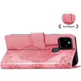 thumbnail image 6 of Compatible with Google Pixel 4A 5G Case Glitter Leather Flip Wallet Diamond Butterfly Shockproof Case with Card Holder Stand Case for Google Pixel 4A 5G / Pixel 5XL Crystal Pink, 6 of 14