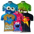 thumbnail image 6 of Brainstorm Gear Men's Sesame Street Big Bird & Snuffy Cycling Jersey - XXX-Large, 6 of 9