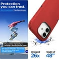 thumbnail image 3 of For iPhone 17 Case With Belt Clip, Kickstand, Shockproof Dust/Drop Proof 3 in 1 Full Body Rugged Heavy Duty Durable Cover Red, 3 of 6