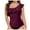 RD2, variant on adviicd Womens One Shoulder Tankini Swim Tops Ruffle Quick Dry Bathing Suit Tops No Bottoms WH2, M