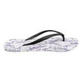 thumbnail image 5 of Psesaysky Lavender Printed Flip Flops for Women Ladies Non Slip Quick Drying Shower Shoes House Bedroom Slippers Lightweight Beach Walking Thong Sandals Black Strap Size 7.5, 5 of 7