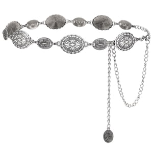 Whippy Metal Chain Waist Belt for Women, Western Style
