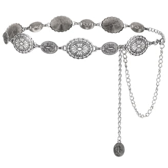 Waist Chain Belts for Women Metal Waist Belt Chunky PU  display picture 2