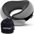 thumbnail image 1 of Almohada de viaje para el cuello FlyHugz de espuma viscoelástica compacta y ergonómica, 1 of 6