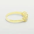 thumbnail image 6 of LBG British Made 18k Yellow Gold Cubic Zirconia Womens Eternity Ring - 33 size options - Size 11, 6 of 7