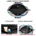 thumbnail image 3 of Colorful Funny Dachshund Travel Tote Bags for Women Carry On,Large Weekender Bags for Women Travel,Multi Functional Duffle Bag for Work,Shopping,Sports, 3 of 5