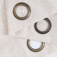 thumbnail image 6 of Vangao Linen Blended Crude Curtains Light Filtering Semi Sheer Curtains 2 panels for Living Room Bedroom Grommet Drapes 52" x 84", 6 of 7