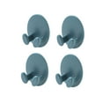thumbnail image 4 of Houderco 4Ud Gancho Adhesivo Azul Para Multipropósito Con Alta Resistencia Y Fácil Instalación, 4 of 8