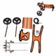 thumbnail image 1 of Sillas de ruedas para mascotas Sillas de ruedas portátiles ajustables de aleación de aluminio para rehabilitación de mascotas con tiras reflectantes y gancho, 1 of 13