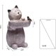 thumbnail image 2 of Estatua de jardín para gatos, decoración al aire libre, esculturas de gatos, figuritas decorativas, jardinería, césped, decoración, regalos, 20 cm de alto TUNC Sencillez, 2 of 5