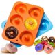 thumbnail image 1 of 2Pcs Silicone Donut Mold Baking Pan,DIY Doughnuts Mould Maker,Non-Stick Silicone Cake Mold for Donuts Bagels,Pastry Baking Tools, 1 of 4