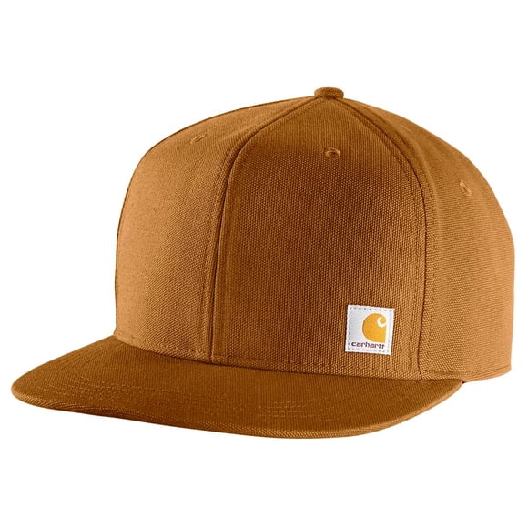 Gorra Carhartt Firm Duck de ala plana para hombre Carhartt Brown