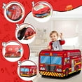 thumbnail image 2 of Camión de bomberos Play Tent Britik para niños de 1 a 3 años con bolsa de almacenamiento, 2 of 9