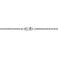 thumbnail image 3 of 14k White Gold 1.75mm Diamond-cut Rope Chain Anklet, 3 of 3