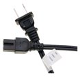 thumbnail image 1 of Notebook/Laptop Power Cord, NEMA 1-15P to C7, Polarized, 10 ft, 1 of 1