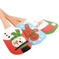 thumbnail image 2 of pitrice 3Pcs Christmas Silicone Spatula Set with Wooden Handle Snowman Gingerbread Man and Santa Claus Pattern Spatulas, 2 of 5