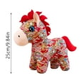 thumbnail image 2 of Year of The Horse Plush Toy 2026, Chinese New Year Red Color Stuffed Animal Doll, Soft Plushie for Home Decor, Holiday Party Favor, Birthday Gift for Bo-ys G-irls Teens, 2 of 4