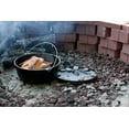 thumbnail image 6 of Lodge Yellowstone 8 Quart Seasoned Cast Iron Power Y Deep Camp Dutch Oven, 12 Inch Diameter, 6 of 7
