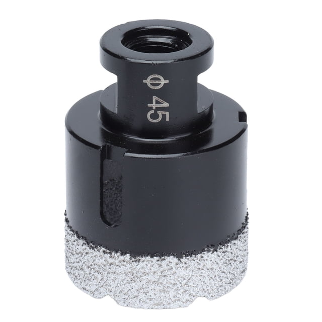 Sierra de corona de diamante, broca de diamante soldada de 45 mm, abridor de agujeros, broca de diamante, diseño a prueba de futuro NikouMX herramienta
