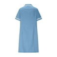 thumbnail image 5 of Penkiiy Women's Scrub Nursing Dress with Dual Pockets - Comfort Fit V-Neck Work Uniform, 5 of 6