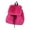 Hot Pink, variant on Elegant Soft Furry Plush Small Backpack for Daily Use and Travel Shoulder Bag