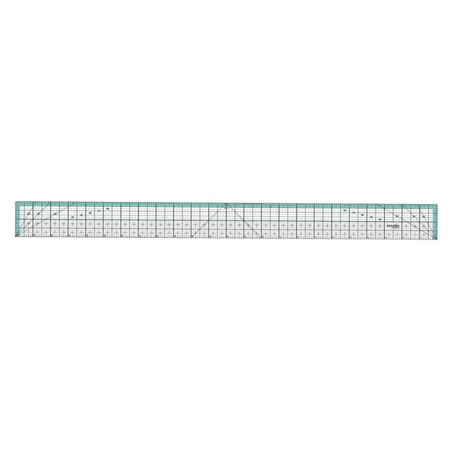 Regla para acolchado, costura, patchwork, multiusos, para cortar y coser a mano 60.96cmx5.08cm