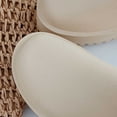 thumbnail image 3 of Cuñas Cómodas Y Respetuosas Con El Chanclas Gruesas G Zuecos Sandalias Mujer Plástico Impermeable Mula Goma Plataforma Tacones Informal Versátil Modelo Punta Cerrada para Piscina Playa, 3 of 9