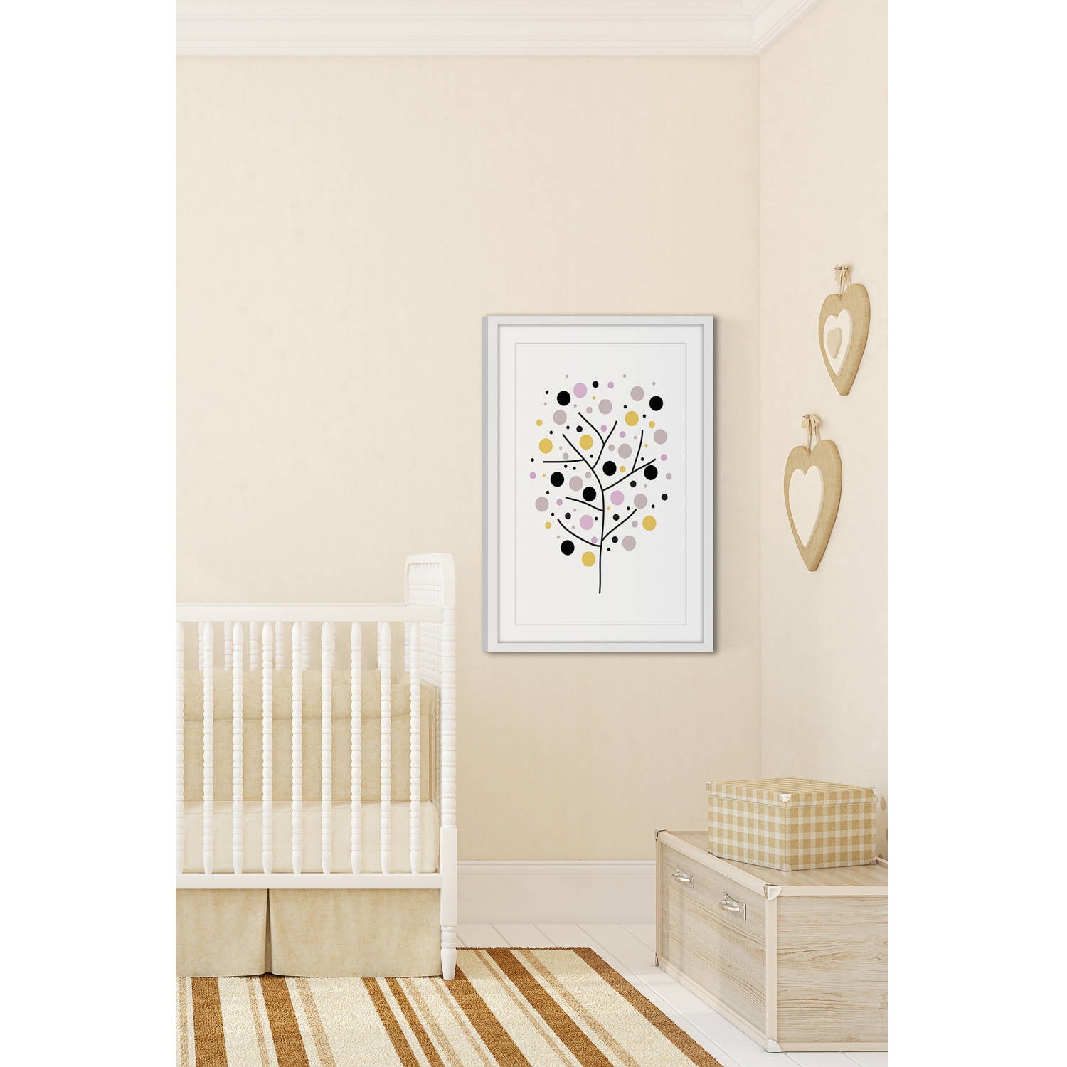 Marmont Hill "Spotted Tree" by Katarina Snygg Framed Painting Print