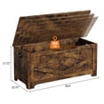 thumbnail image 5 of Yeshouse Modern Toy Storage Bench – 39.4" Large-Capacity Wooden Chest with Safety Hinges, Shoe & Blanket Organizer for Entryway, Bedroom, Living Room, 5 of 7