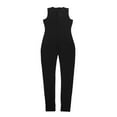 thumbnail image 1 of KEINXS Combinaison Femme Slim Couleur Unie Sans Manches Col Haut Bodycon Combinaison, 1 of 4