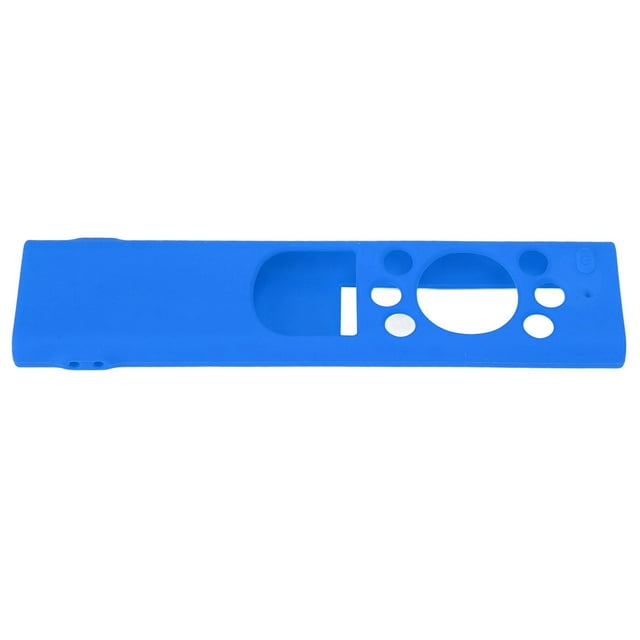 Remote Control Silicone Protective Cover, Full Protection Anti Drop Remote Control Cover With Lanyard For Household Blue