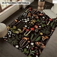 thumbnail image 4 of Portia Style Floral Area Mat Bright Mushroom, Berry Flower Design, Perfect for Living Room, Bedroom Or Dining Room Decoration, Suitable for Living Room Carpet, 4 of 7