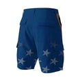 thumbnail image 5 of Men's Patriotic Cargo Shorts With In God We Trust And Cross Print Featuring Statue Of Liberty Graphic And American Flag Pattern Deep Red XXXL, 5 of 5