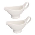 thumbnail image 4 of 2 Pcs Bateaux à Sauce Bateaux à Condiments Bateaux à Sauce avec Poignée, 4 of 9