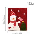 thumbnail image 2 of Fundas para sillas con respaldo navideño, fundas para sillas de comedor para la cena, fundas para sillas de banquete navideño, decoración para el comedor de la cocina A, 2 of 5