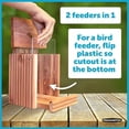 thumbnail image 3 of Pennington Cedar Squirrel Snacker Feeder Amish Made in The USA, 3 of 15