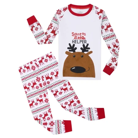 

2pcs Christmas Boys & Girls Pajama Set